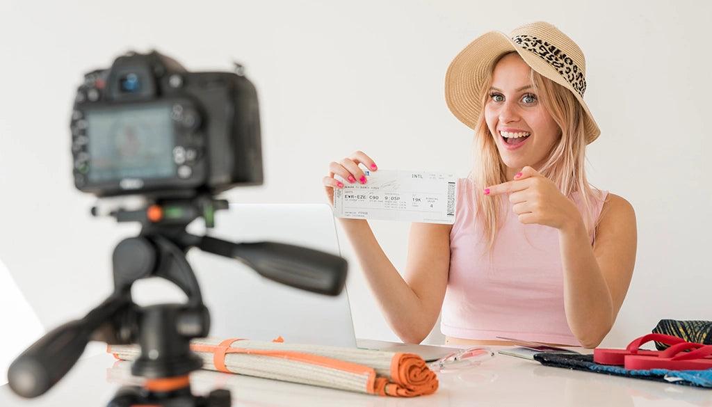 Bringing a travel blogger's equipment on a long travel