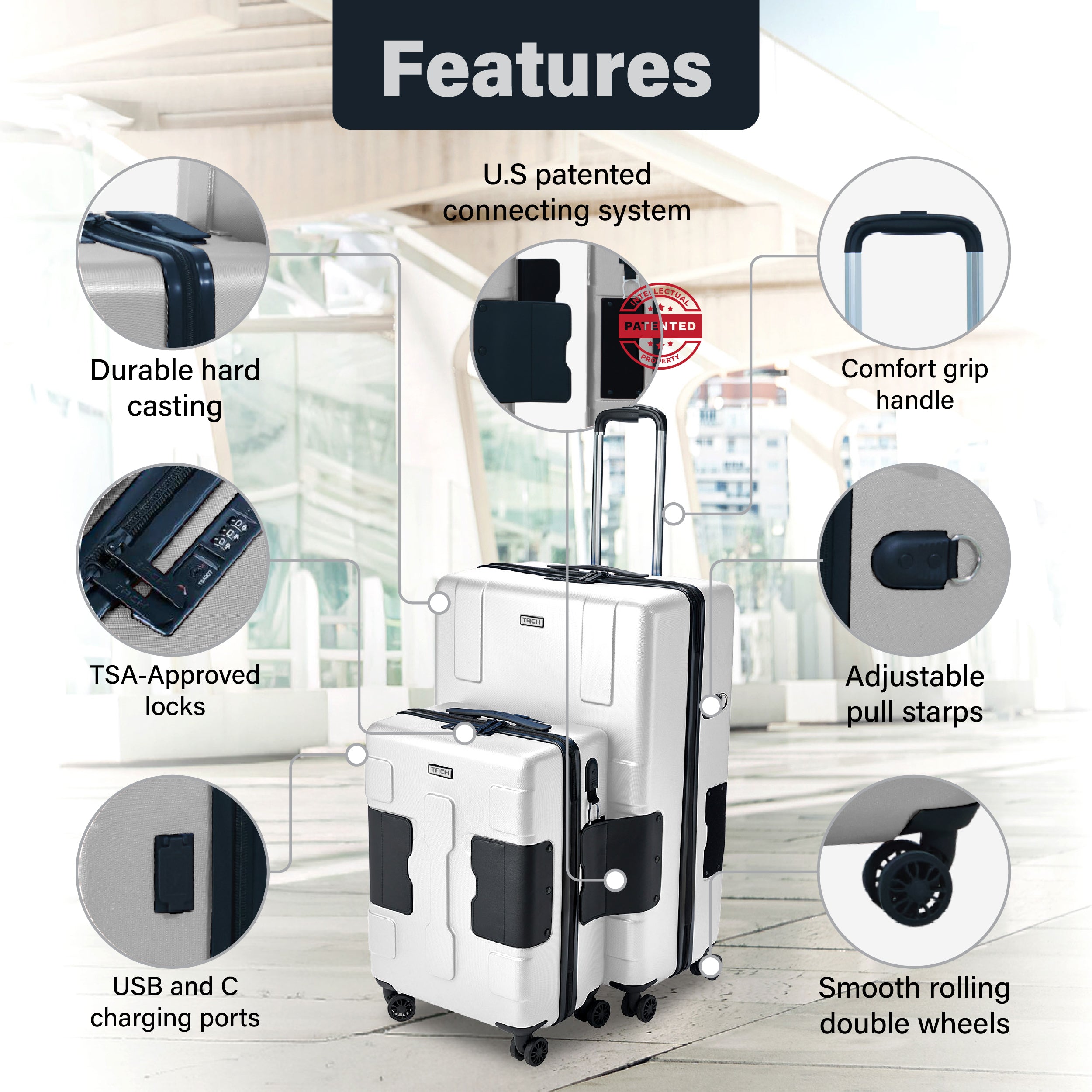 TACH V3.1 - 2 Piece Set | TACH Luggage – Tach Luggage