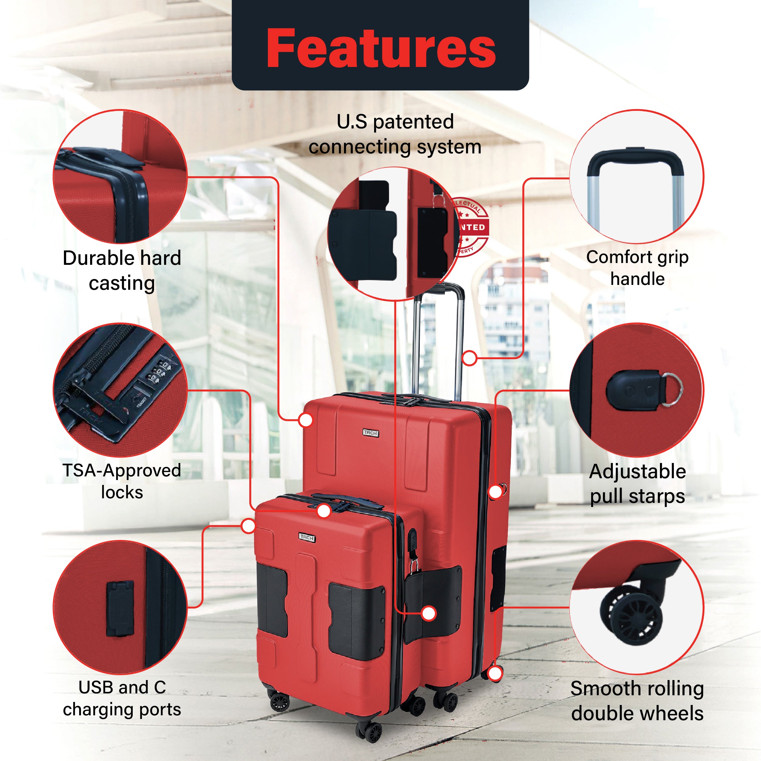 TACH V3.1 - 2 Piece Set | TACH Luggage – Tach Luggage