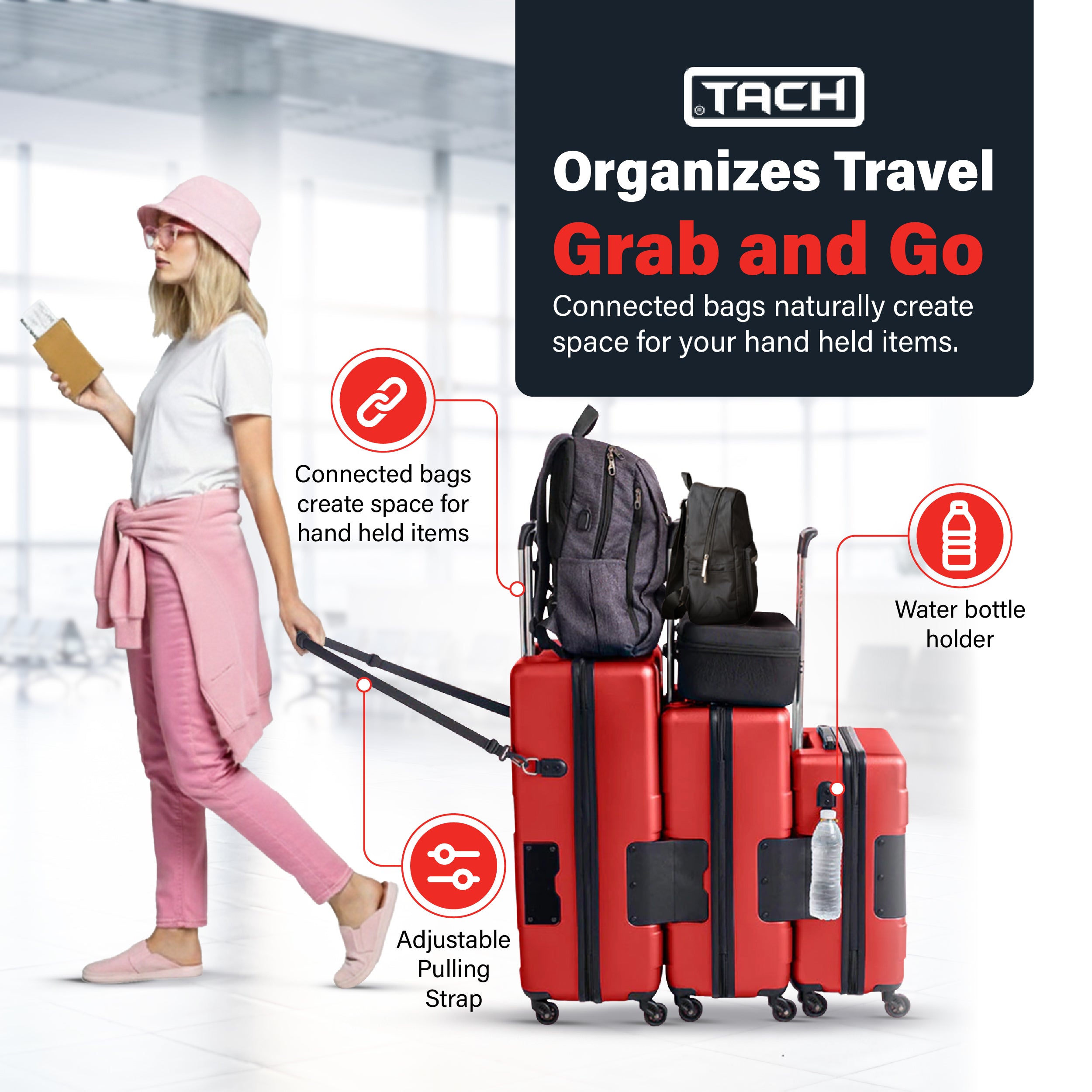 TACH V3.1 - 3 Piece Set | TACH Luggage – Tach Luggage