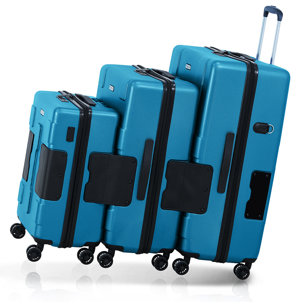 STUNNERZ | 20+24+28 inch| Combo Set, Trolley Bag Travel Bag Suitcase|51cm+  61cm +71cm|(Pack of 3 )|Samll ,Medium ,& Large |Peacock| Cabin & Check-in  Set 2 Wheels - 28 inch Peacock - Price